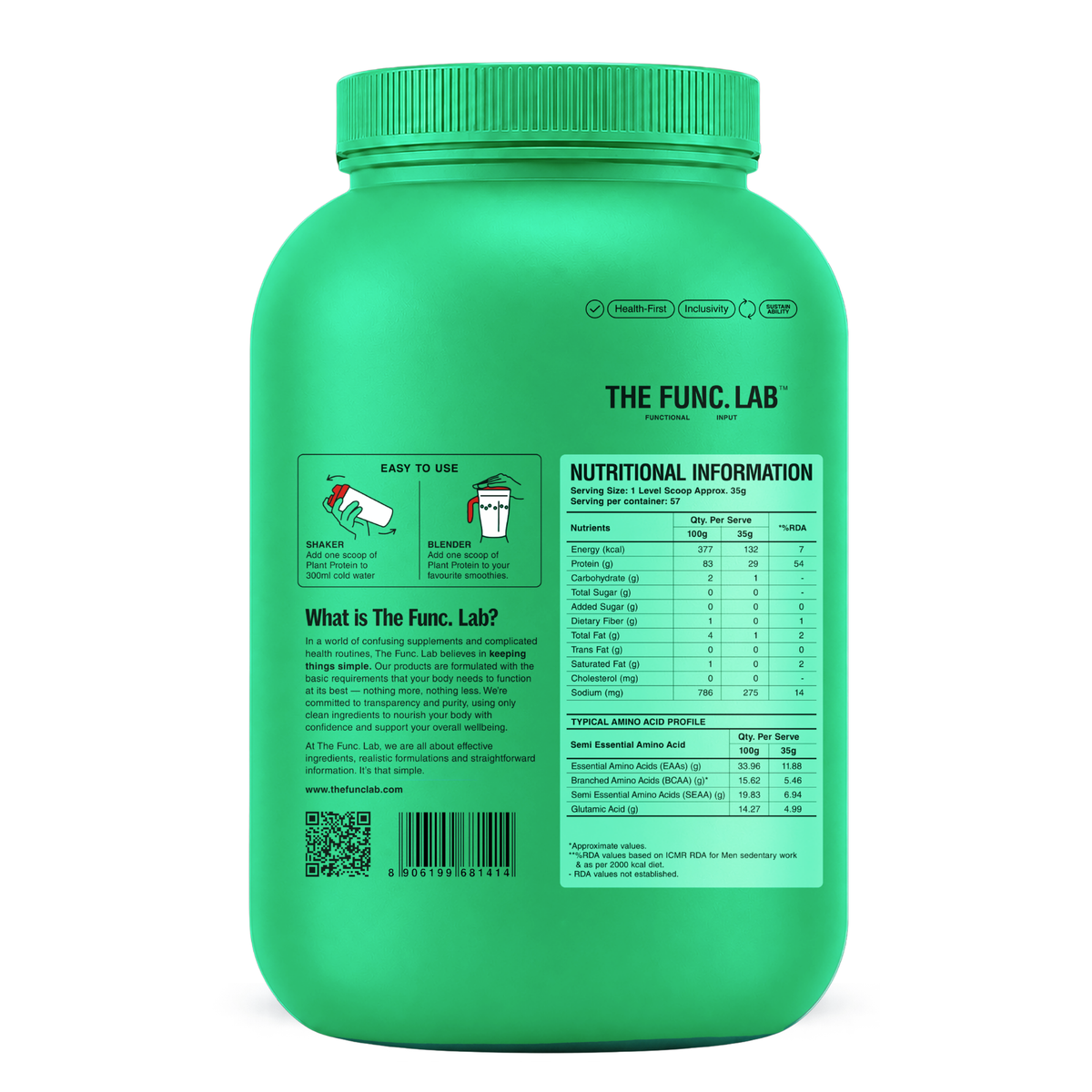 Plant Protein – Unflavored