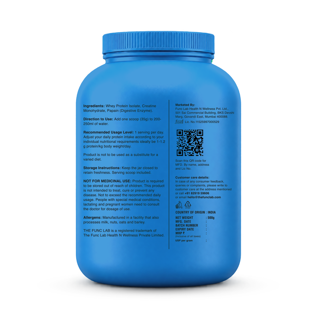 CreaProtein Whey Isolate- Unflavoured