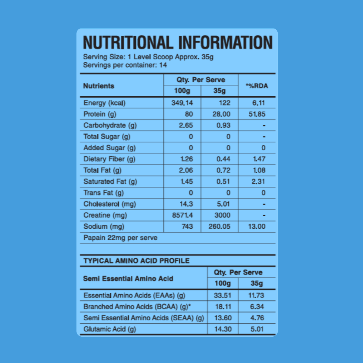 CreaProtein Whey Isolate - Dark Chocolate