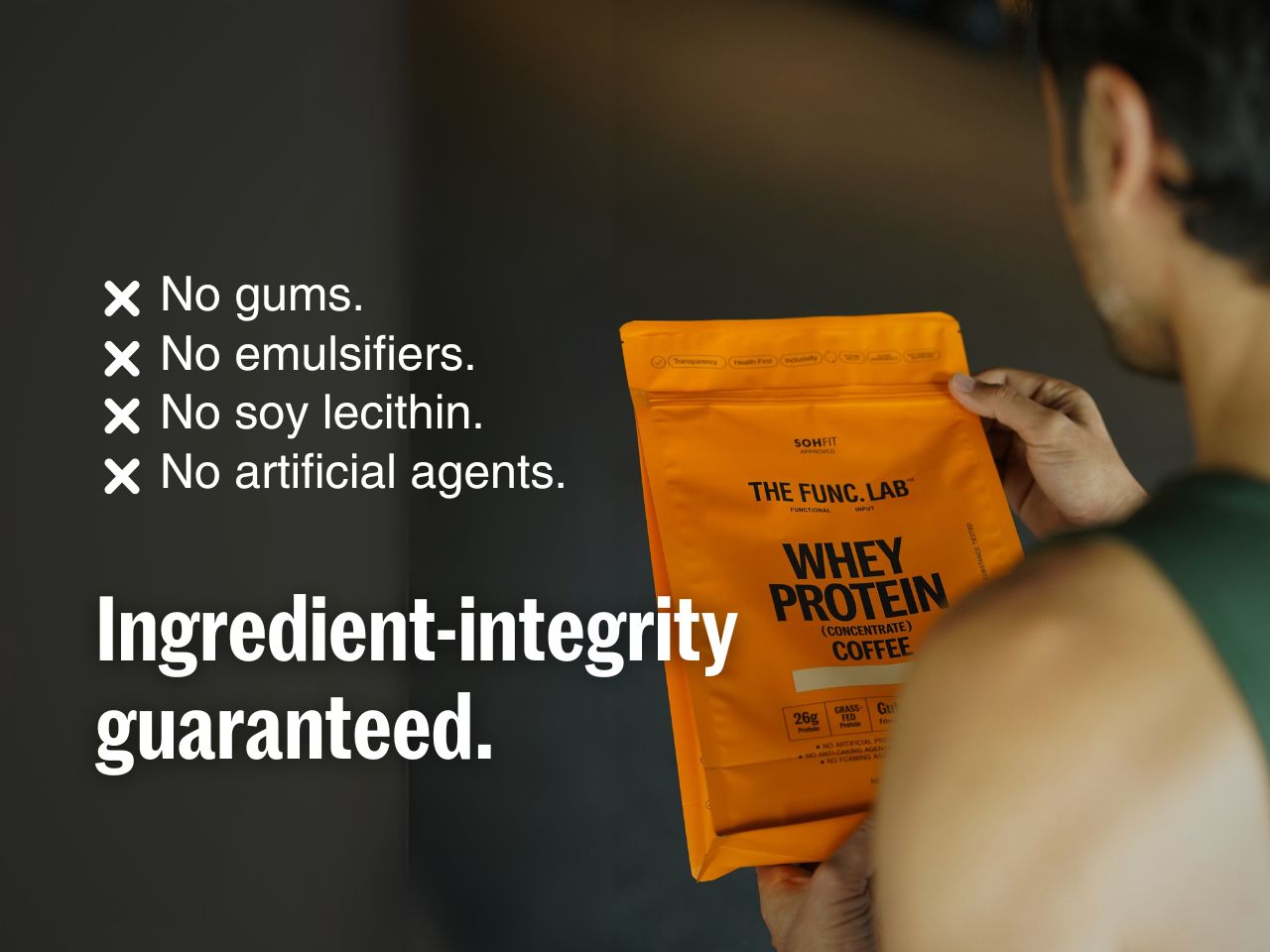 Whey Protein Concentrate - Coffee Travel Pack (8 Sachets)