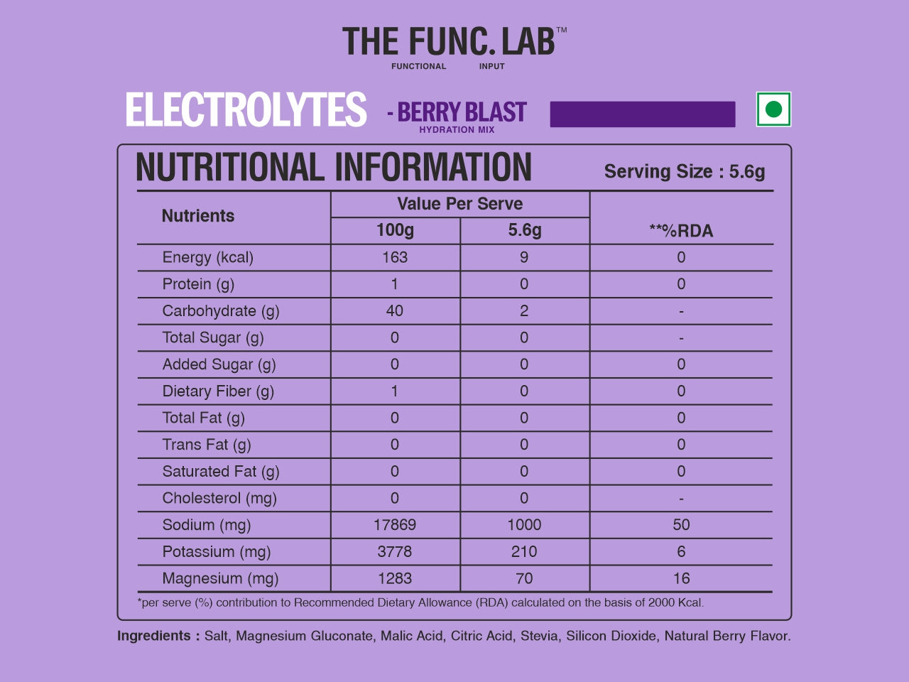 Salty Electrolytes – Berry Blast