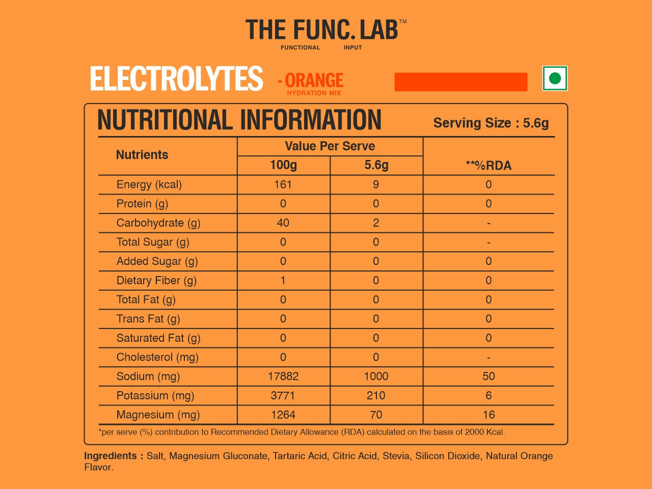 Electrolytes – Salty Orange