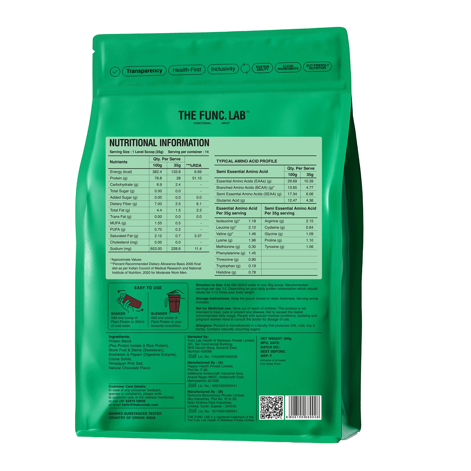 Plant Protein – Chocolate