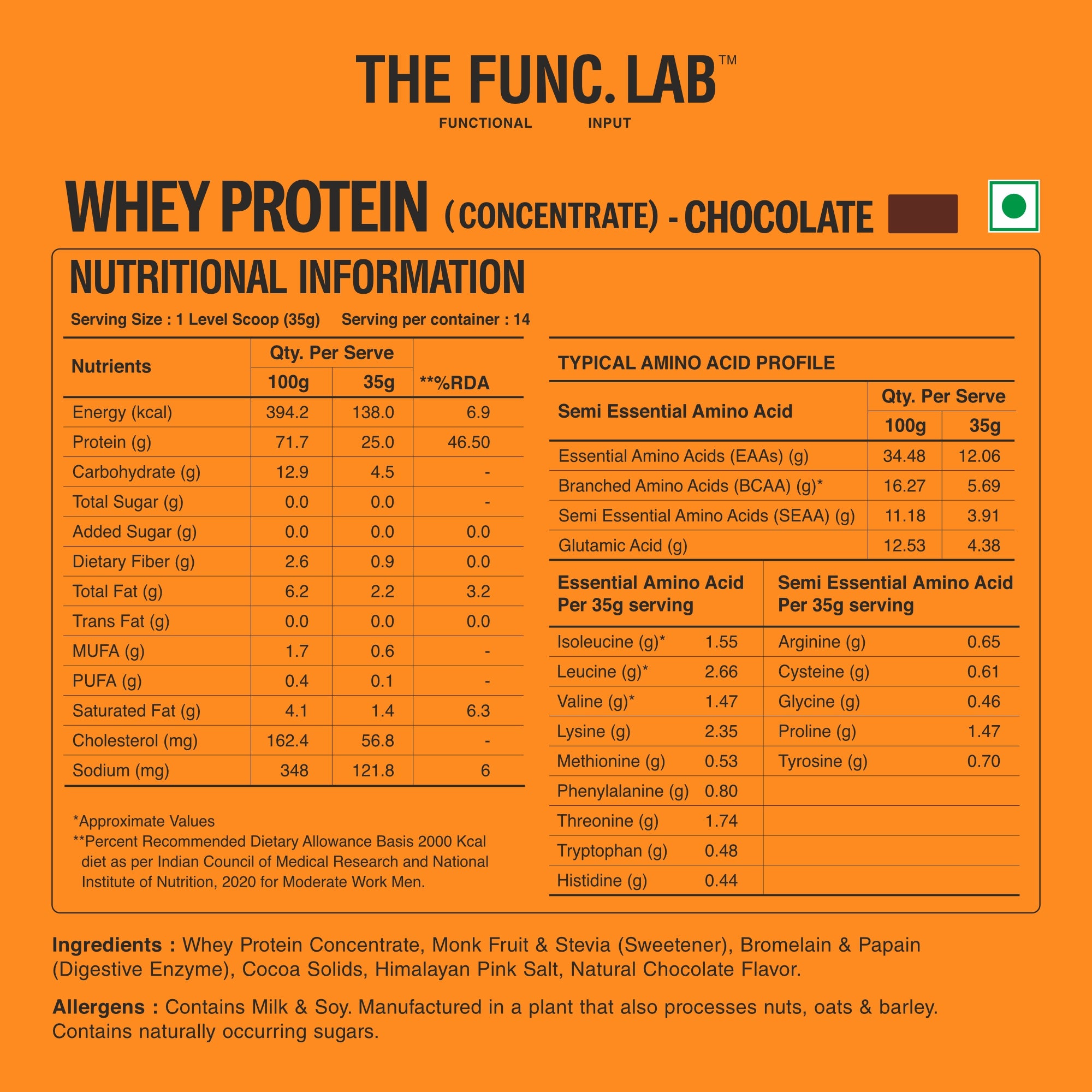 Whey Protein Concentrate – Chocolate