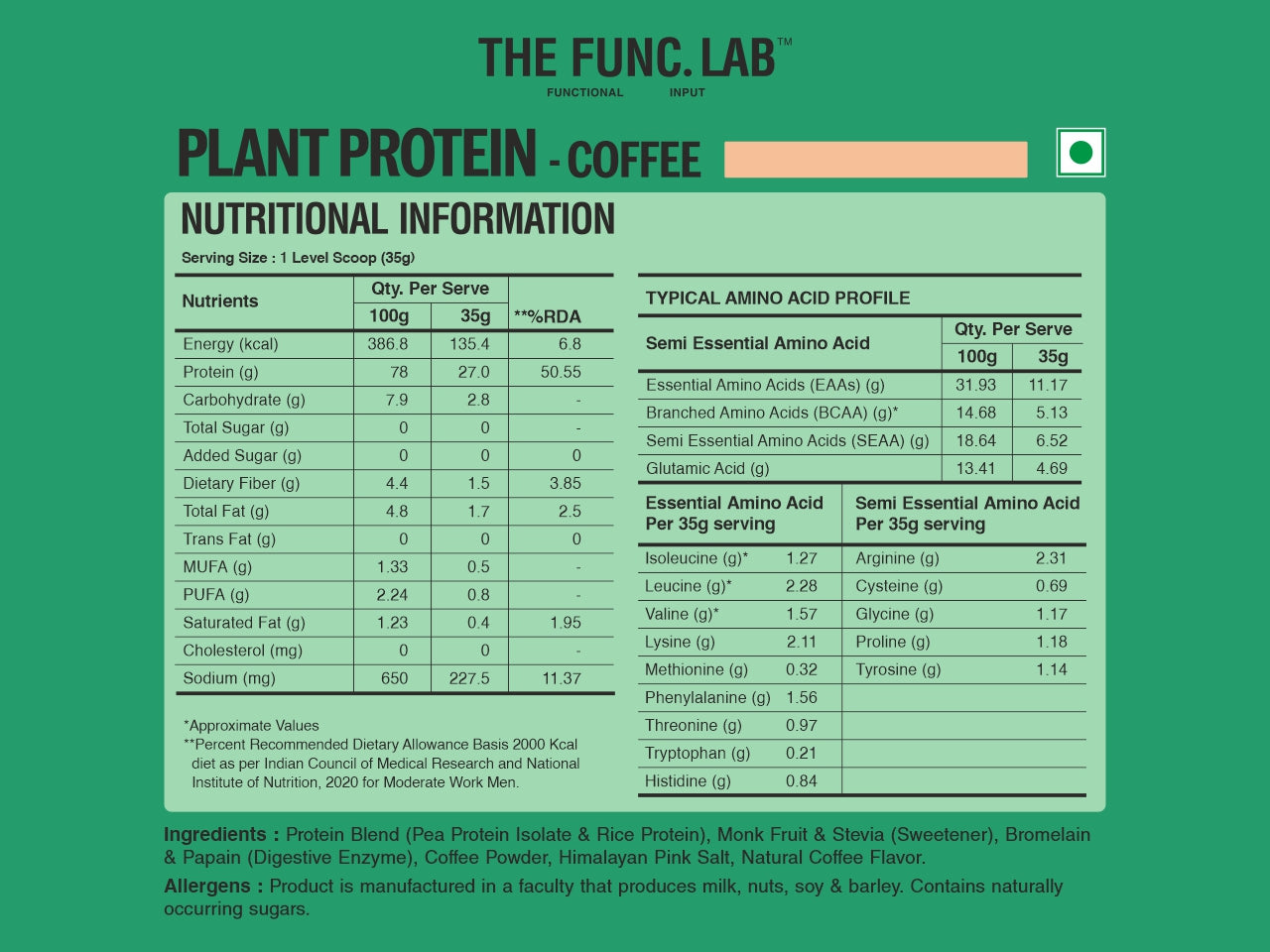 Plant Protein – Coffee