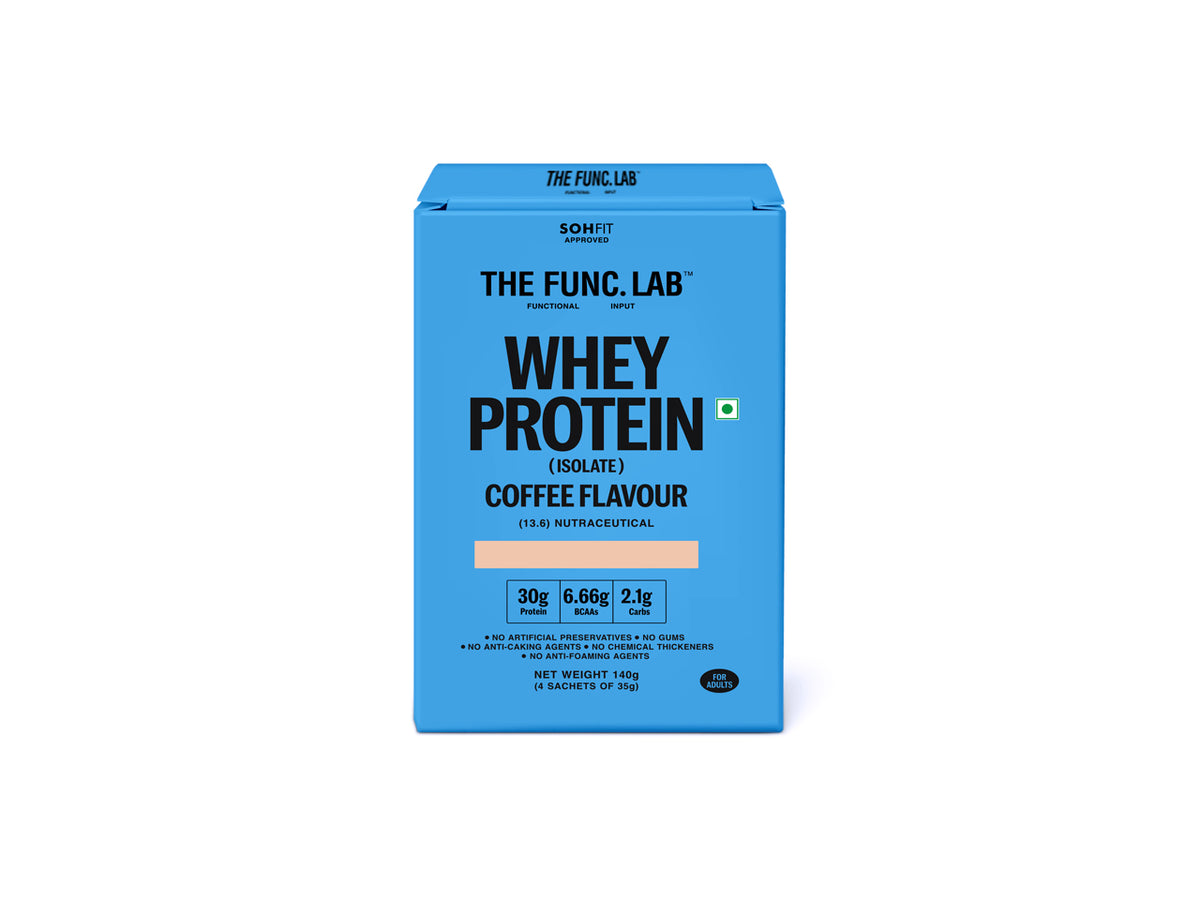 Whey Protein Isolate - Coffee Travel Pack (4 Sachets)
