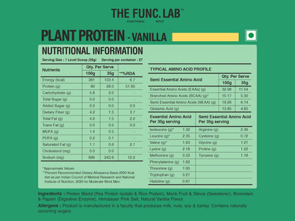 Plant Protein – Vanilla