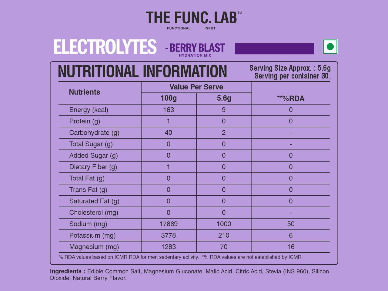 Salty Electrolytes – Berry Blast