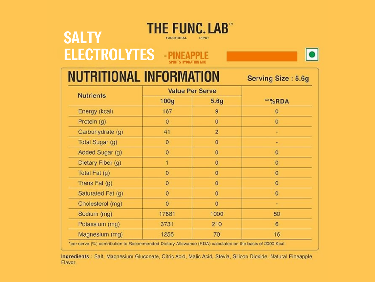 Salty Hydration Mix – Pineapple