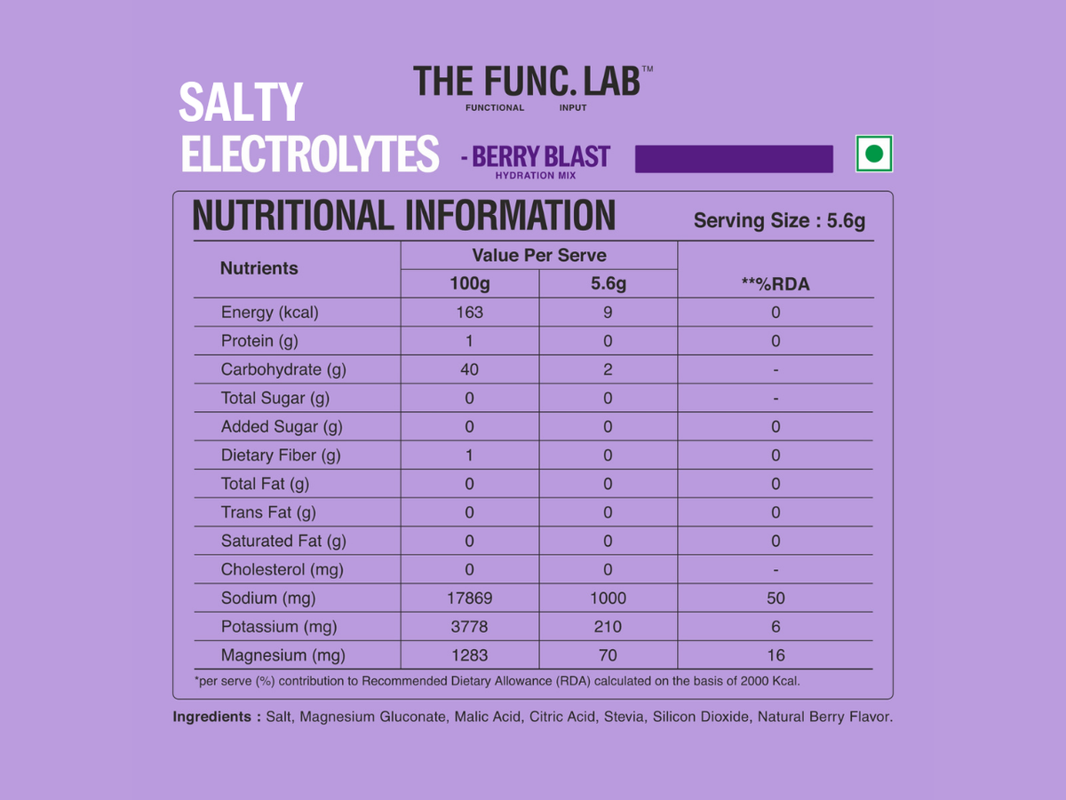 Salty Hydration Mix – Berry Blast