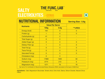 Salty Hydration Mix – Citrus