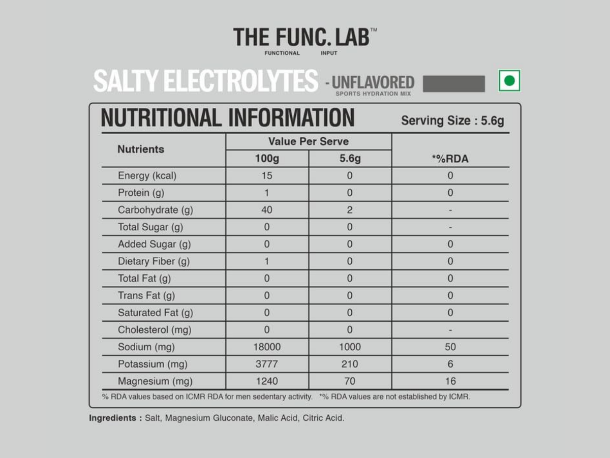 Salty Hydration Mix – Unflavored