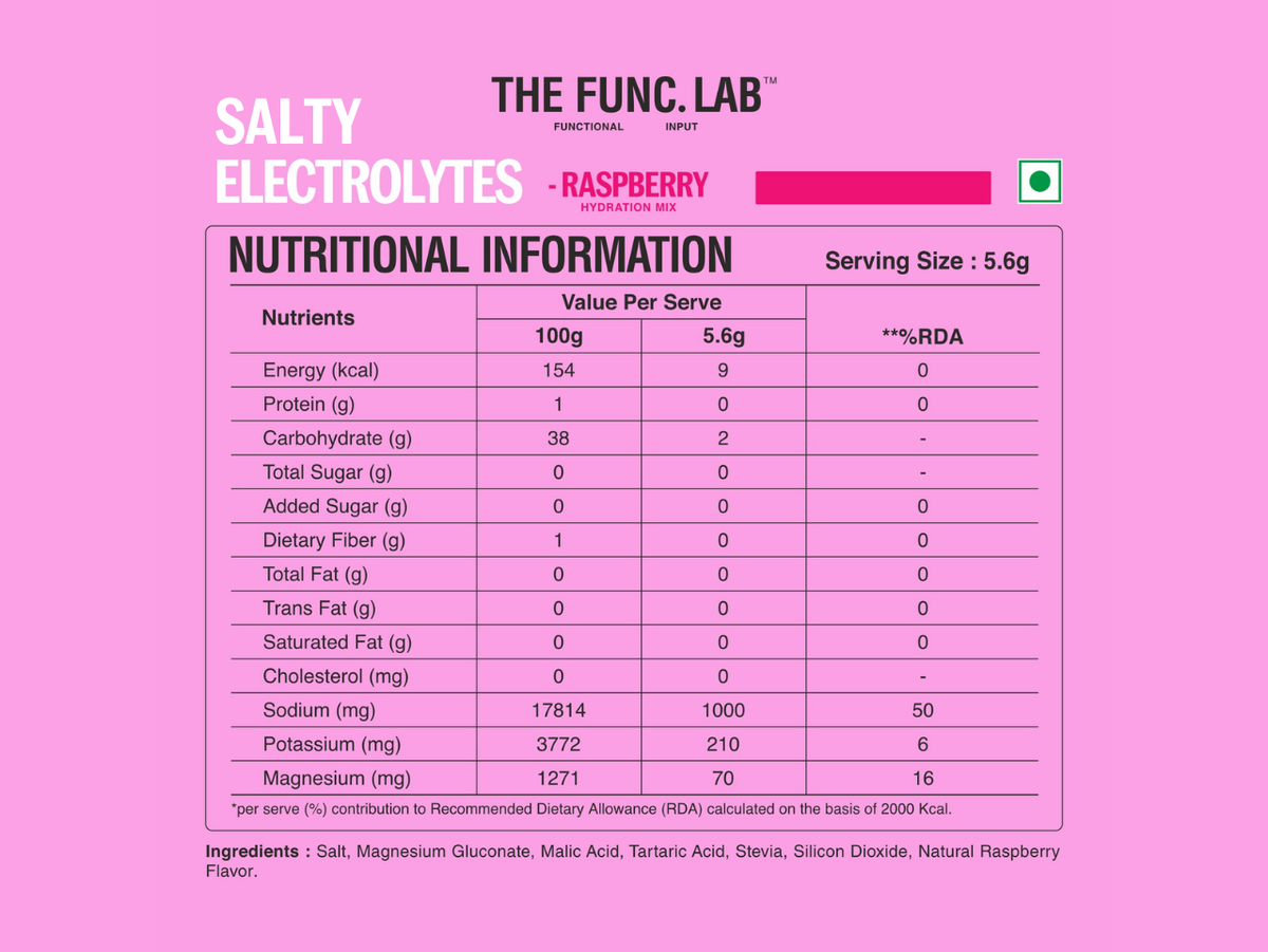 Salty Hydration Mix  – Raspberry