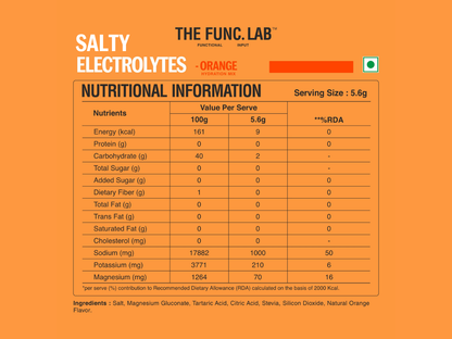 Salty Hydration Mix  – Orange