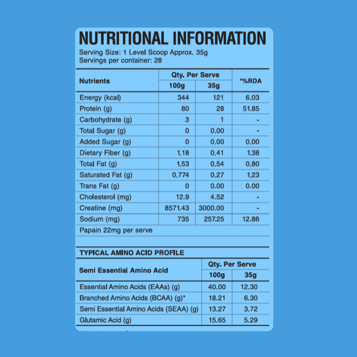 CreaProtein Whey Isolate - Dark Chocolate