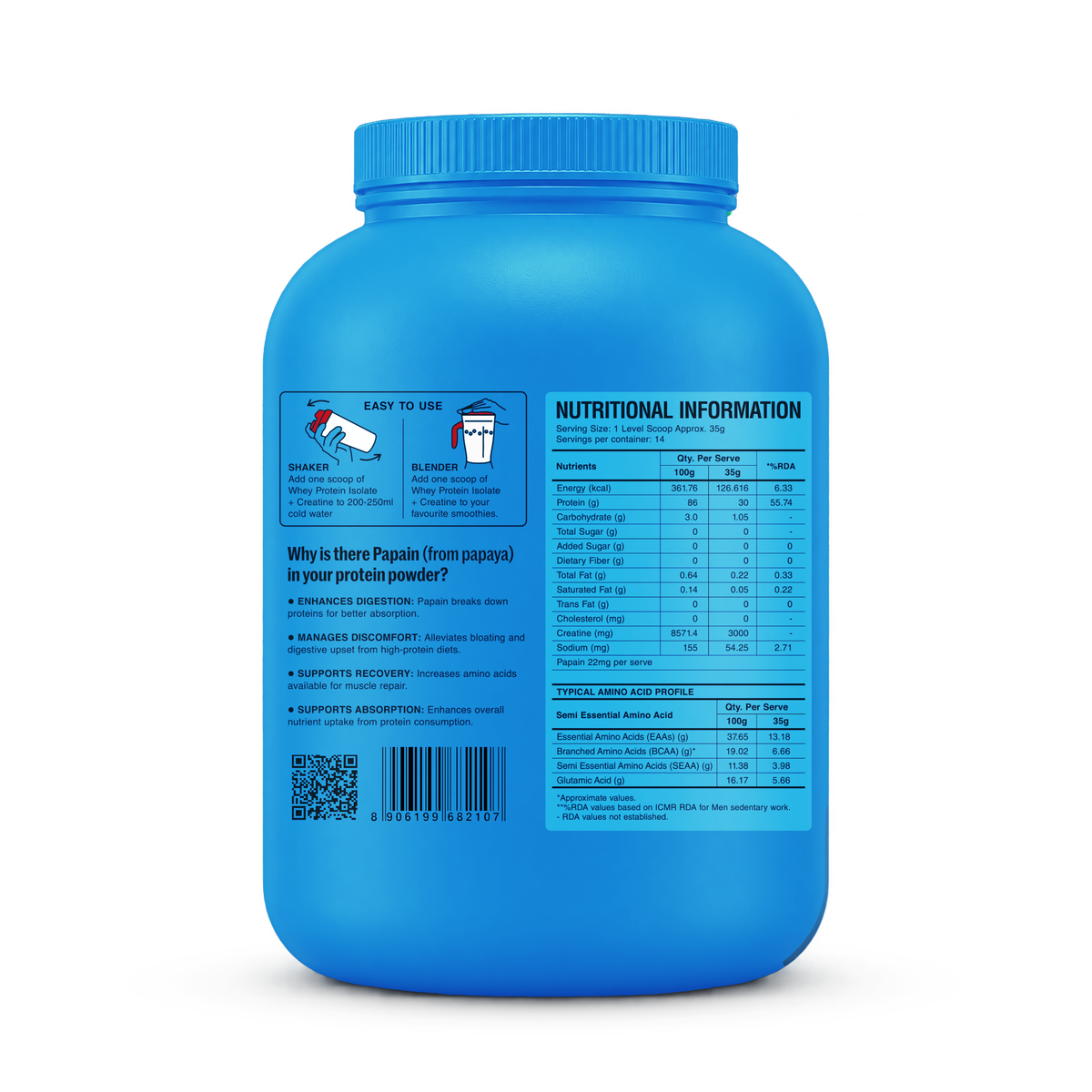 CreaProtein Whey Isolate- Unflavoured