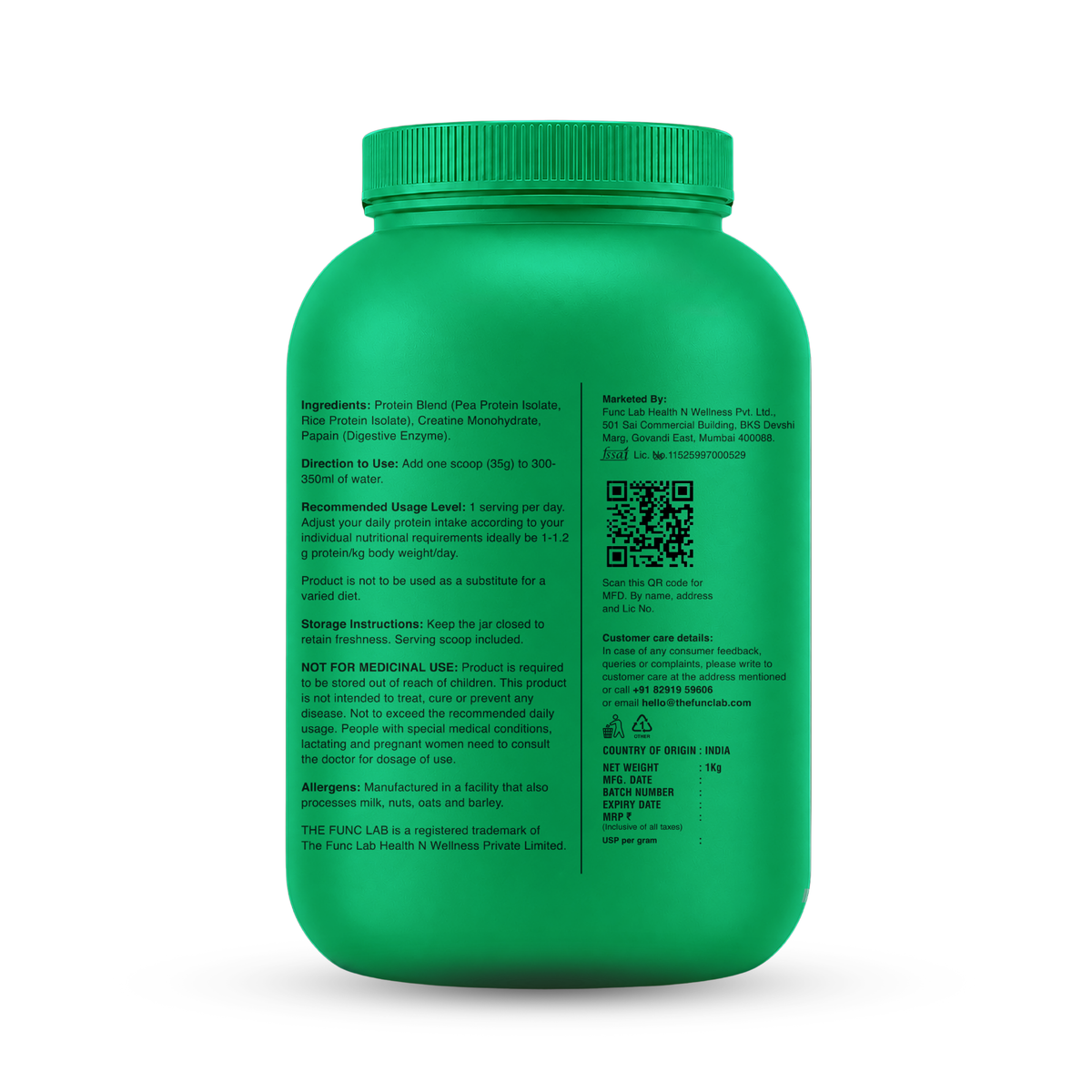 CreaProtein Plant - Unflavoured