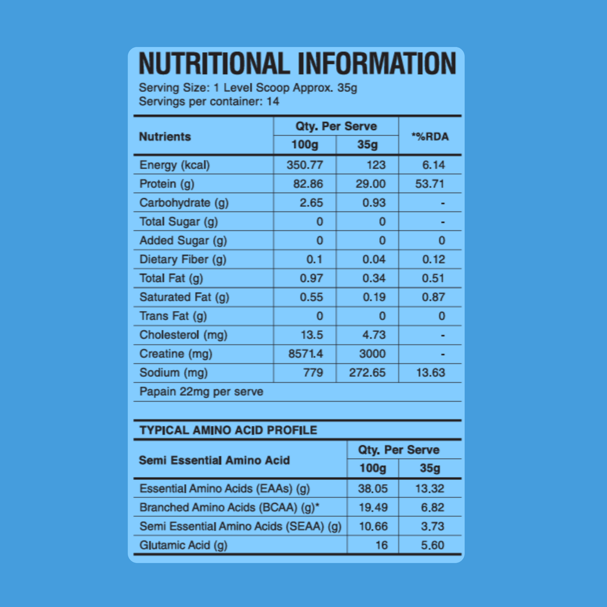 CreaProtein Whey Isolate - Coffee