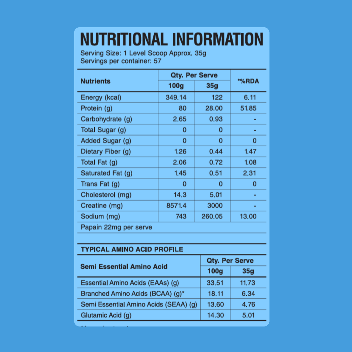 CreaProtein Whey Isolate - Dark Chocolate