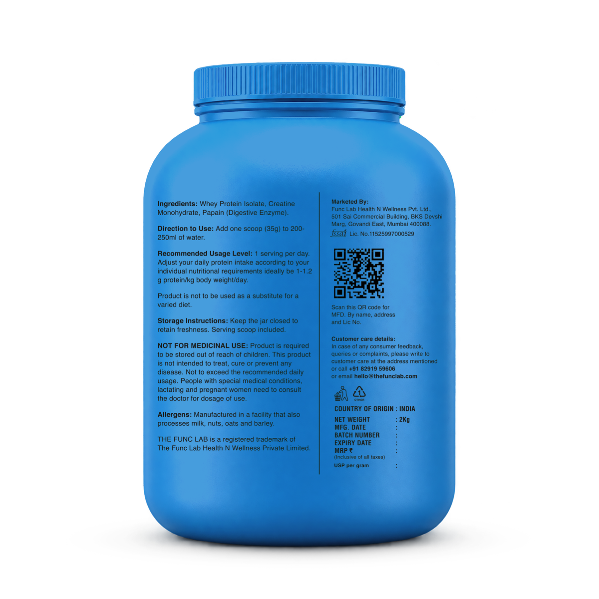 CreaProtein Whey Isolate- Unflavoured