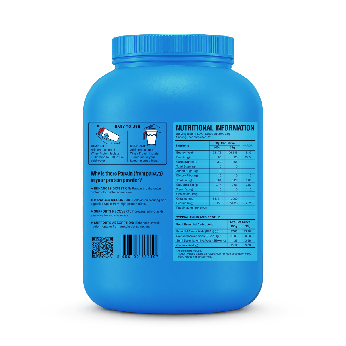 CreaProtein Whey Isolate- Unflavoured