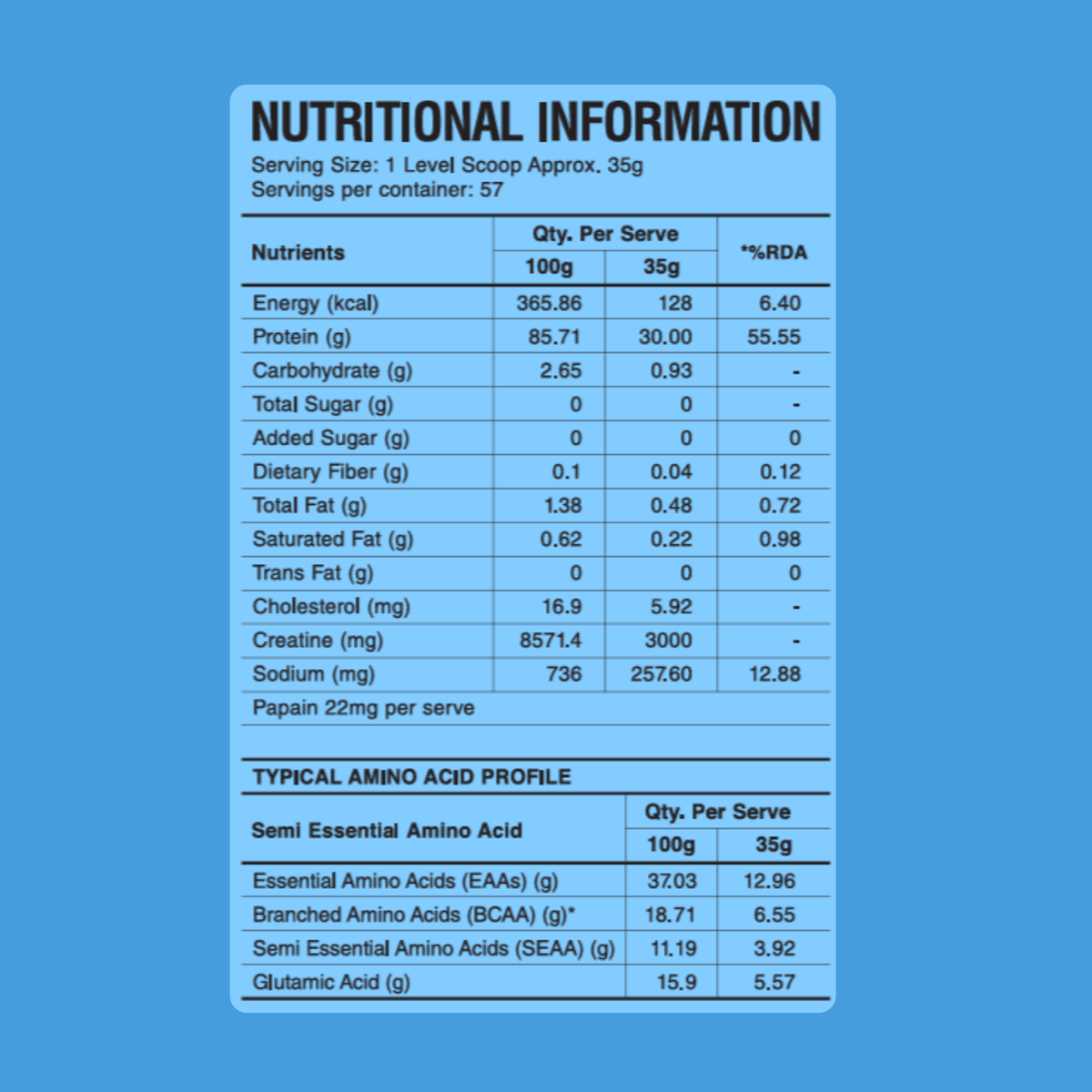 CreaProtein Whey Isolate - Coffee