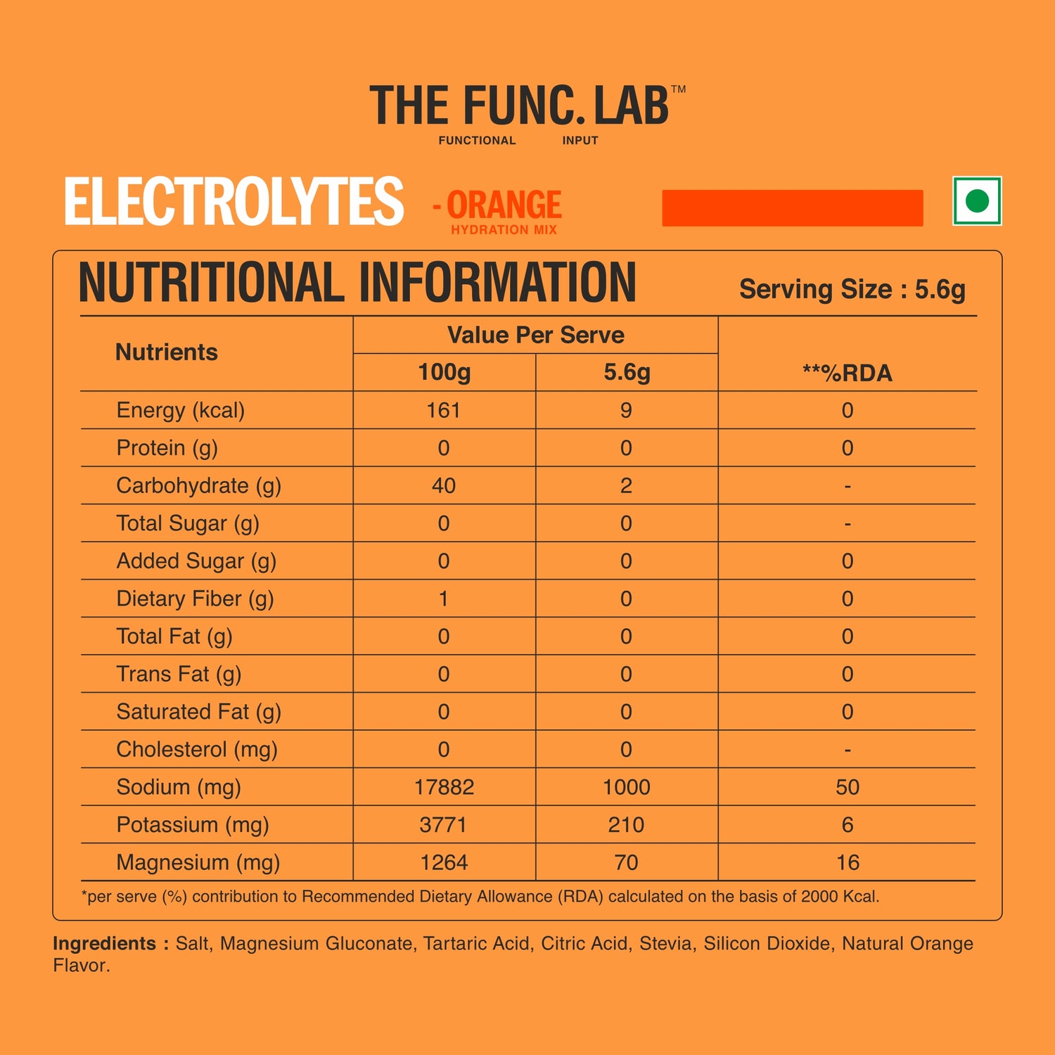 Salty Electrolytes – Orange