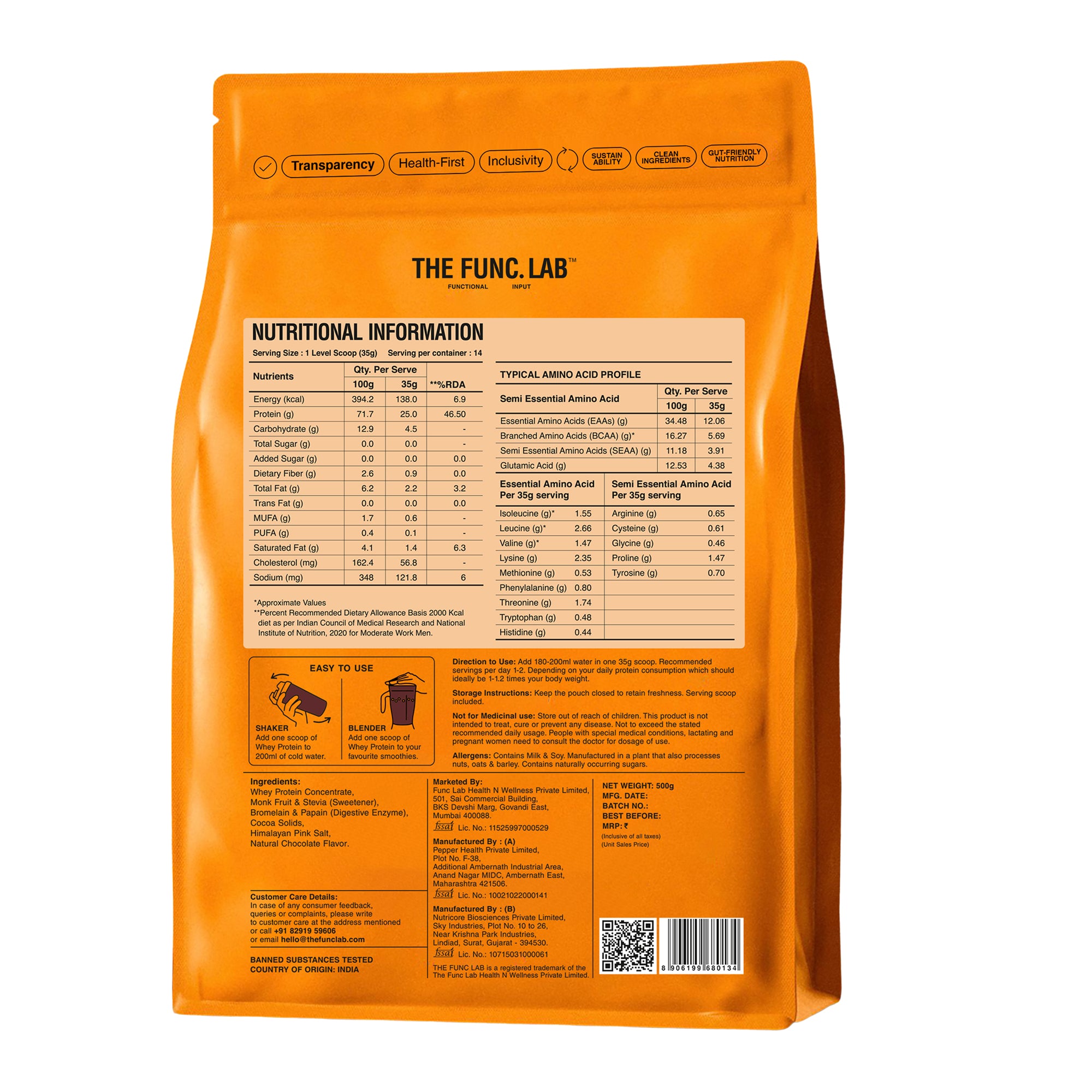 Whey Protein Concentrate – Chocolate