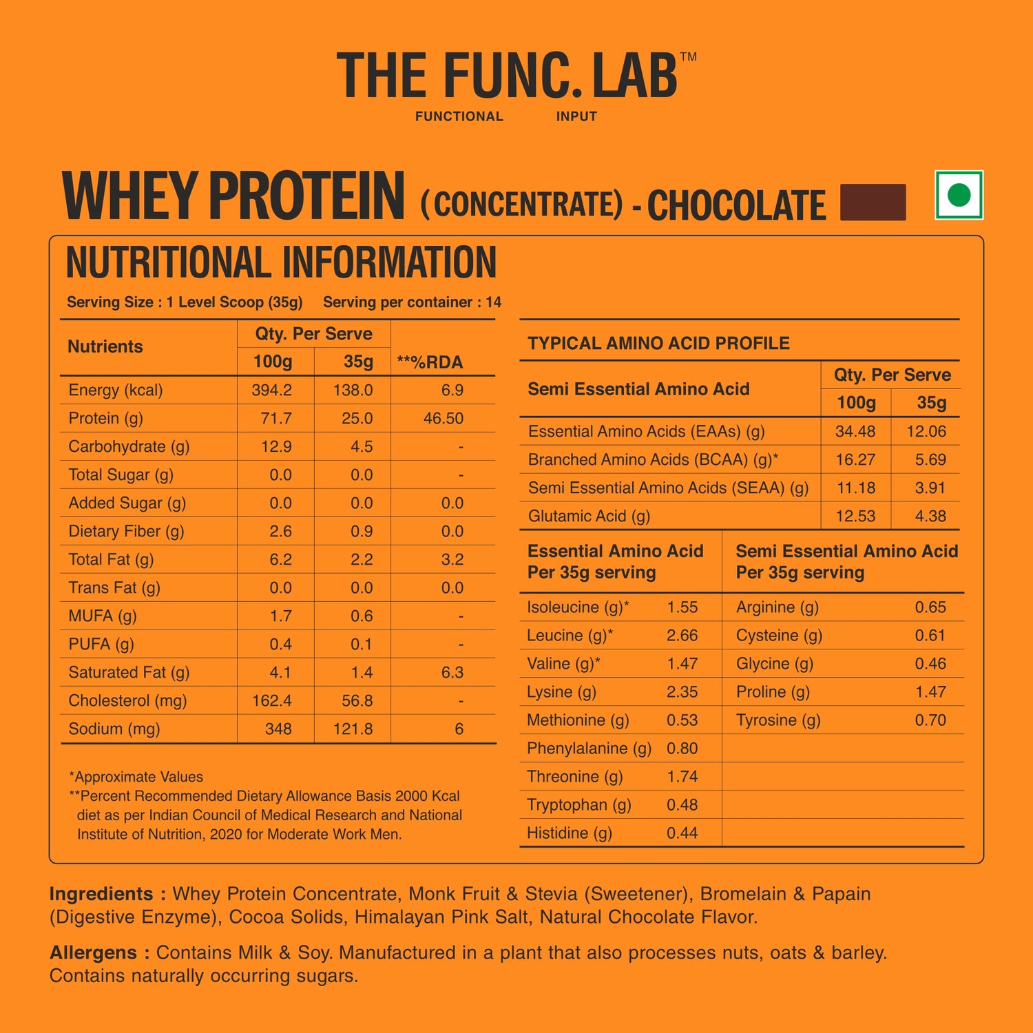 Whey Protein Concentrate – Chocolate