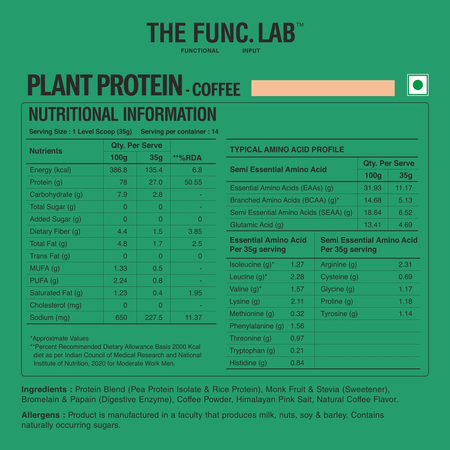 Plant Protein – Coffee