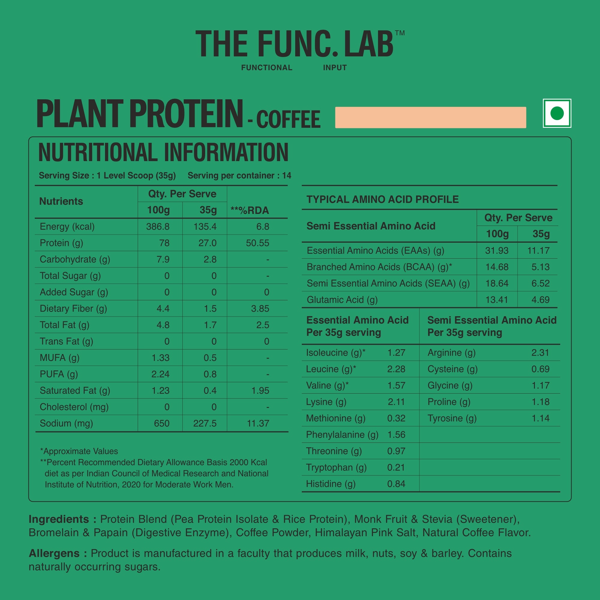 Plant Protein – Coffee