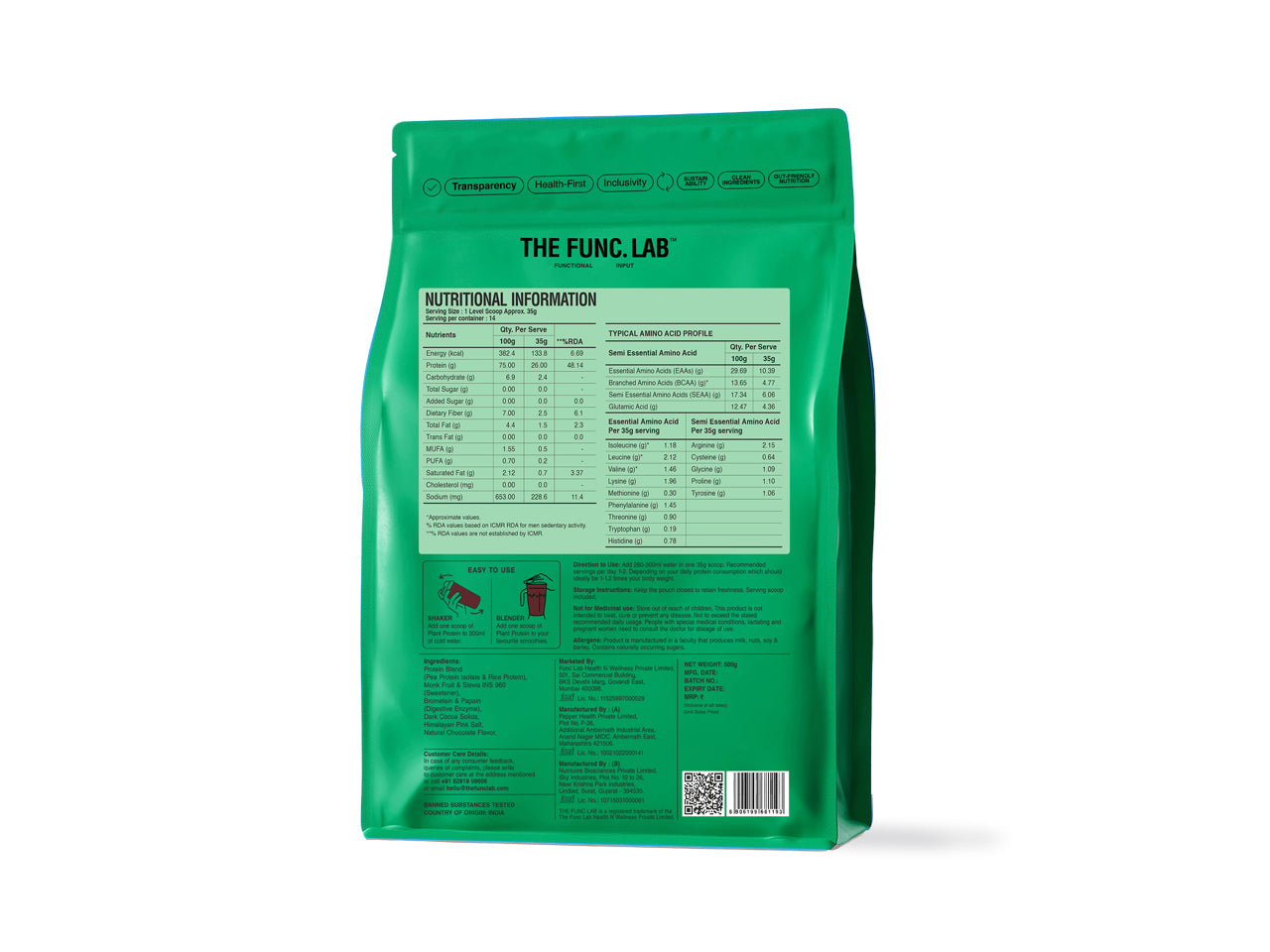 Plant Protein – Dark Chocolate