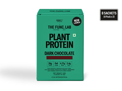 Plant Protein – Dark Chocolate Travel Pack (8 Sachets)