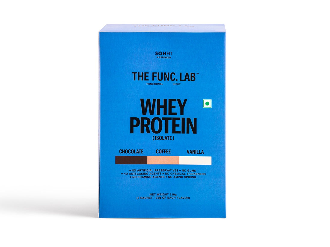 Whey Protein Isolate - Assorted Flavor Travel Pack Sachets