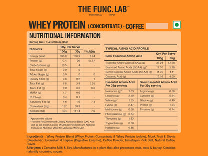 Whey Protein Concentrate – Coffee