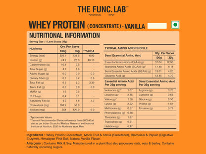 Whey Protein Concentrate – Vanilla
