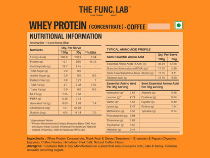 Whey Protein Concentrate – Coffee
