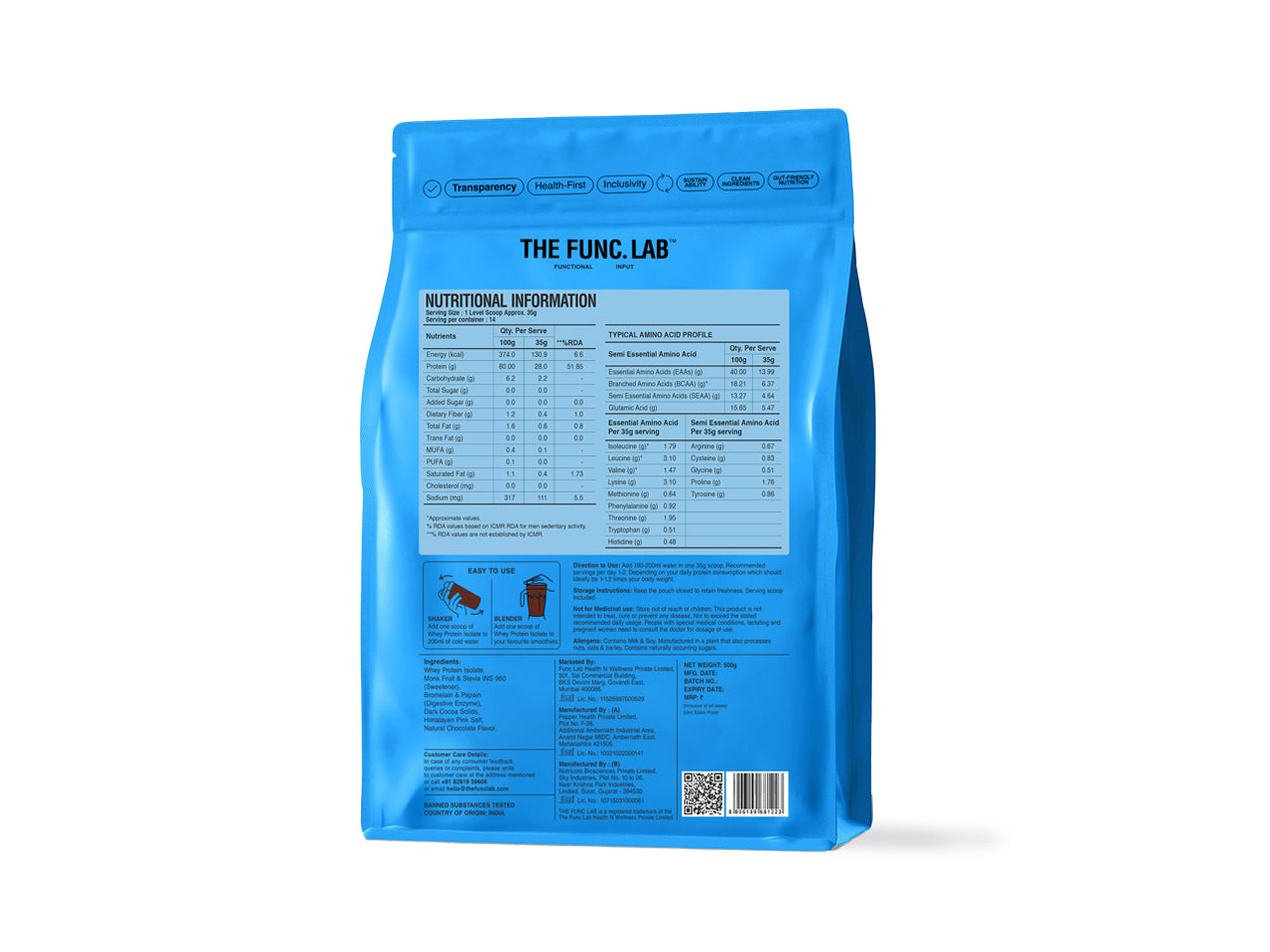 Whey Protein Isolate – Dark Chocolate