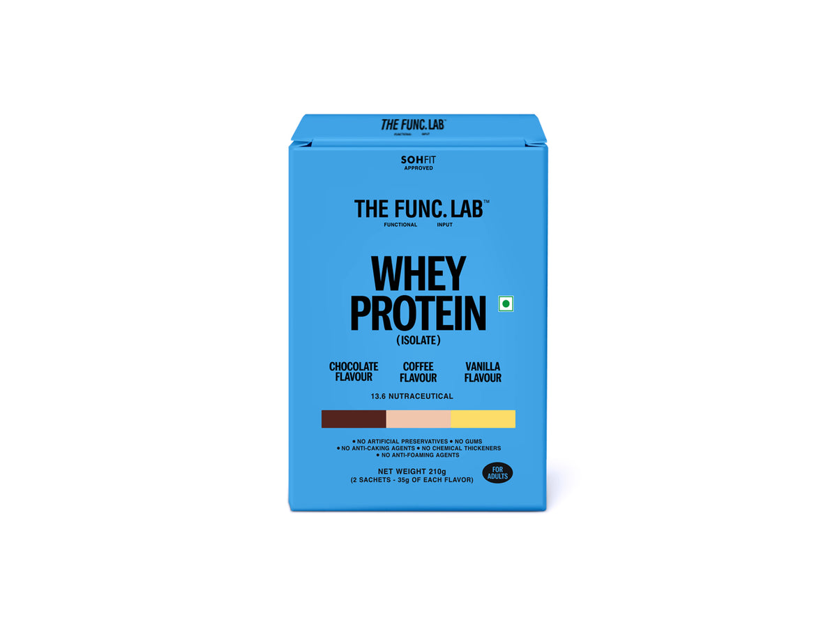 Whey Protein Isolate - Assorted Travel Pack (6 Sachets)