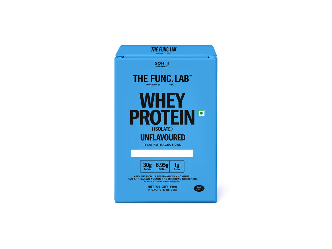 Whey Protein Isolate - Unflavoured Travel Pack (4 Sachets)