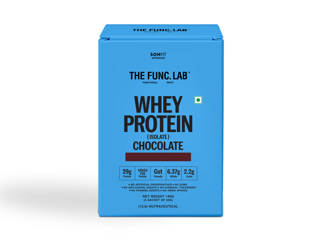 Whey Protein Isolate - Chocolate Travel Pack (4 Sachets)