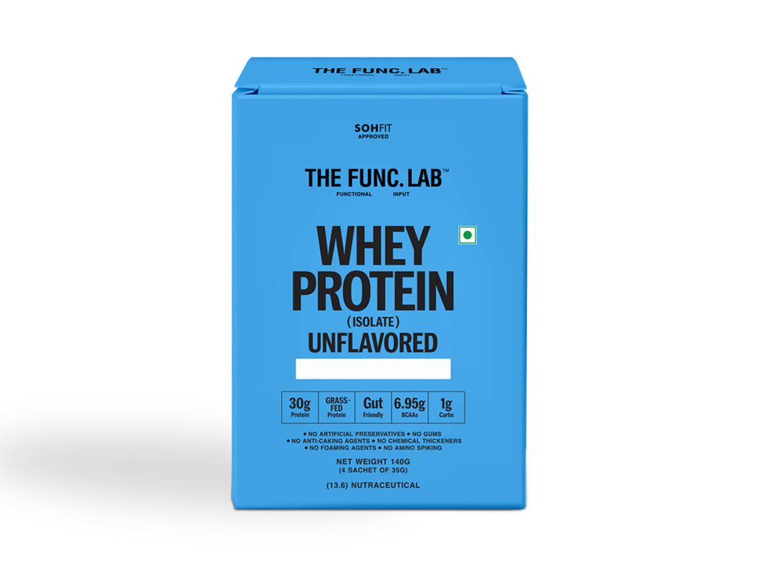 Whey Protein Isolate - Unflavoured Travel Pack (4 Sachets)