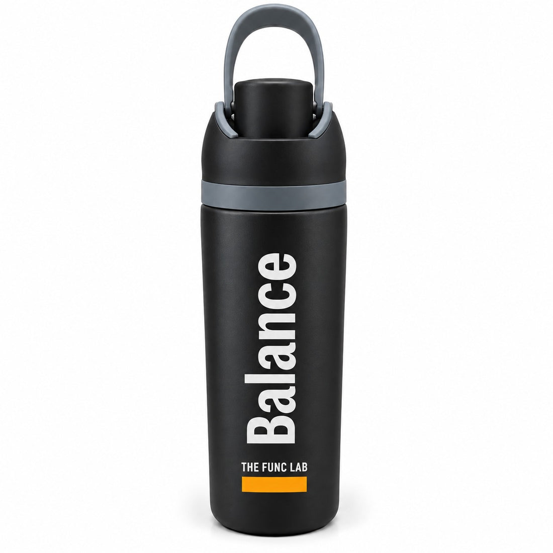 Func. Daily Hydration Bottle (800ml) – Black (Balance) | Short Portable Handle