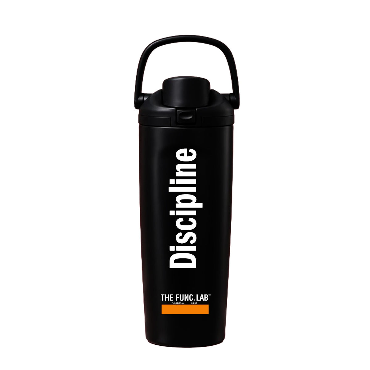 Func. Daily Hydration Bottle – Black (Discipline) | Long Portable Handle
